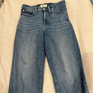 Madewell Slim Wide-leg crop jeans, size 27